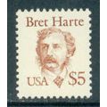2196 $5 Bret Harte Fine MNH Dry Gum MA2052