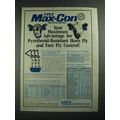 1987 Y-Tex Max-Con insecticide ear tags Ad - Horn Fly
