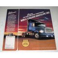 1990 Skoal Long Cut Tobacco Ad - White GMC Rig