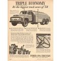 FORD MOTOR COMPANY 1954 Triple Economy biggest ...