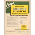 DUPONT 1954 now highly soluble bronze gasoline ...