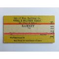Isle of Man Railway Ramsey-Blank Naval & Milita...