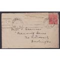 AUSTRALIA 1½d Red KGV HEAD postal history BURWO...