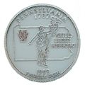 Pennsylvania State Quarter Fridge Magnet