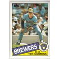 1985 Topps Baseball card 318 Ted Simmons