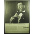 1957 Lockheed Aircraft Ad - Benny Goodman - King Benny: best isn't good Enough
