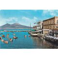 Napoli Borgo Marinaro Italy Postcard posted 196...