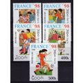 ZAYIX Laos 1268-1272 MNH World Cup Soccer Champ...