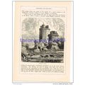 TOWER OF ELVIN, FRANCE, BOOK ILLUSTRATION, 1880