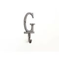Pack Of 2] Cast Iron Letter G Alphabet Wall Hoo...