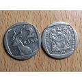 Suid Africa South Africa 1990 2 Rand Coin