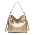 Women Handbags with Crossbody Strap Gold