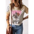 Khaki Western Cowboy TAKE ME AWYA Bleached Grap...