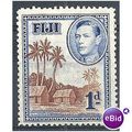 Fiji 1938 SG250 1d Brown & Blue Mounted Mint .