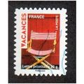 FRA 2009 (56c) 'VACANCES - DECK CHAIR' FINE USE...