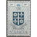 St Lucia 1949 SG155 24c Light Blue Mounted Mint...