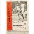 1983 programme Crewe Alexandra v. Northampton Town