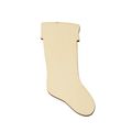 Unfinished Wood Christmas Stocking