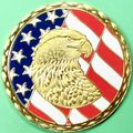 USAF Veteran. Challenge Coin. 1.50". 59b.