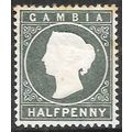1886 -1887 Queen Victoria - New Watermark - ½p ...