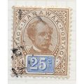 SARAWAK 1899 25c SG45 45 SG USED