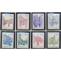 Monaco Stamps Scott #1410 To 1417, Mint Never H...