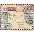 Jordan UPU Issue AIR MAIL Mefrak via Amman to N...