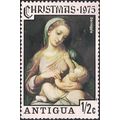 ANTIGUA, CHRISTMAS, Virgin and Child, black 197...