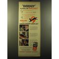 1949 Eveready Batteries Advertisement - Eveready the battery with nine lives