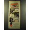 1949 Eveready Batteries Ad - Eveready the battery with nine lives