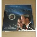 2011 CANADA 25 cent Coloured Coin - William and...