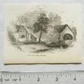 1860s engraving - The Mill, Wleford