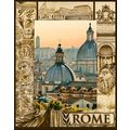 Rome Italy Laser Engraved Wood Picture Frame Po...