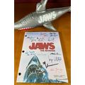 Jaws The Revenge Script Signed- Autograph Repri...