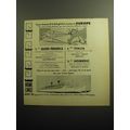 1958 Home Lines Cruise Ad - Your choice of 3 delightful routes to Europe