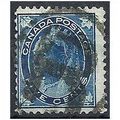 Canada 1897 SG146 5c Deep Blue/Bluish Good Used...