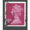 2007 £1.00 'MAGENTA' ( 2B)(ELLIPTICAL PERFS) FI...