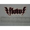 FLOW Snowboard Bindings Decal Sticker Clear Bac...
