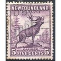 Newfoundland 1932 - SG211 - 5c purple - Caribou...