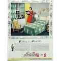 BATES PAINTED DESERT 1942 bedspread drape Weste...