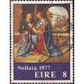 EIRE, CHRISTMAS, Holy Family, violet 1977, 8, #2