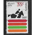 AUSTRALIA 1972 OLYMPIC GAMES MUNICH 35c EQUESTR...