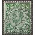 1912 SG338 1/2d Deep Green Wmk Imperial Crown F...
