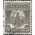 MEXICO, Torre de los Remedios, brown-black 1937, 5c