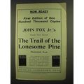 1908 Trail of the Lonesome Pine Novel Ad - John...