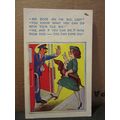 seaside comic humour used vintage postcard by E...