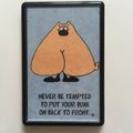 FRIDGE MAGNET - CAT BUM