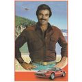 Tom Selleck TV Show Car Rare Deleted Postcard
