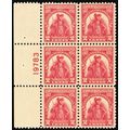 657, Mint NH 2¢ VF Plate Block of Six * Stuart ...