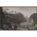 Lauterbrunnen mit Jungfrau und Staubbach, Bern,...